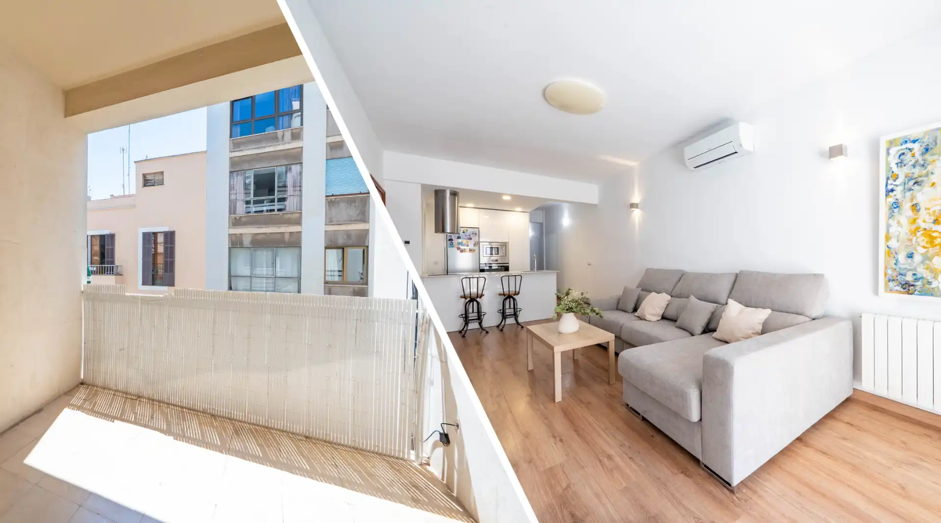 Exterior view of Flat for rent in  Palma de Mallorca  with Air Conditioner, Heating and Terrace