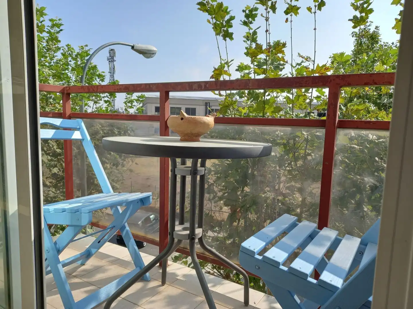 Terrasse von Wohnung zur Miete in Villanueva de la Cañada mit Klimaanlage