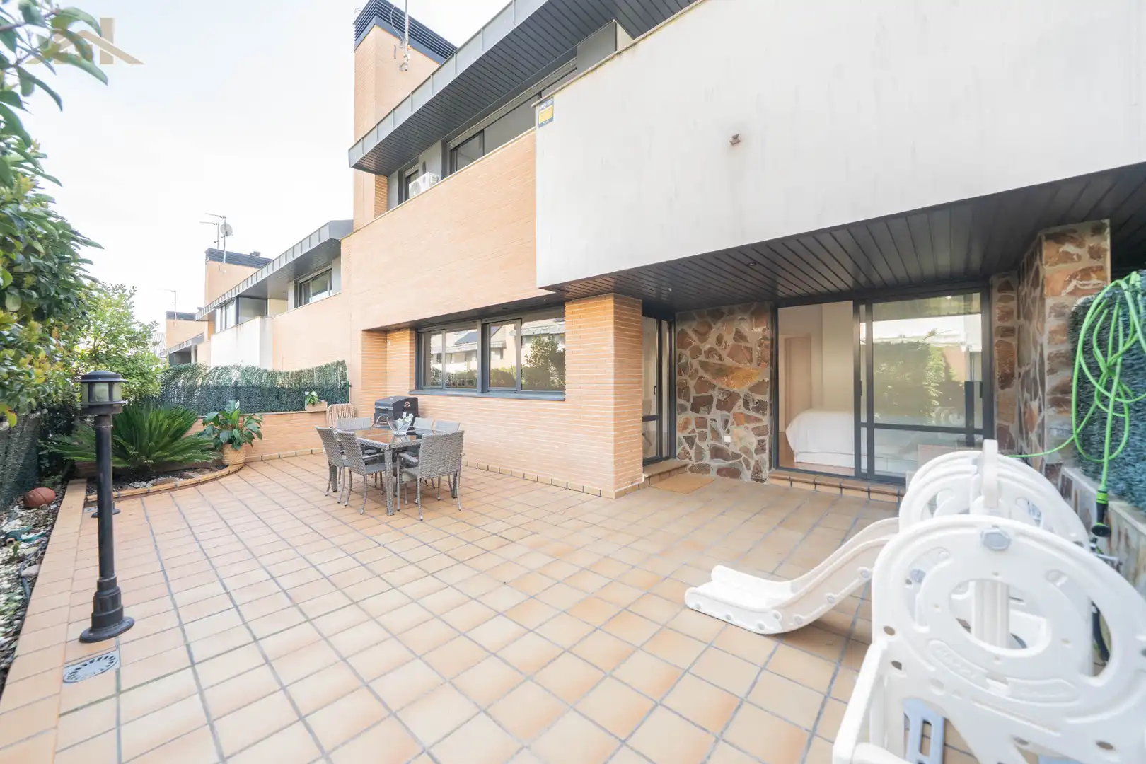 Terrassa de Casa adosada en venda en Villamantilla amb Aire condicionat, Calefacció i Parquet