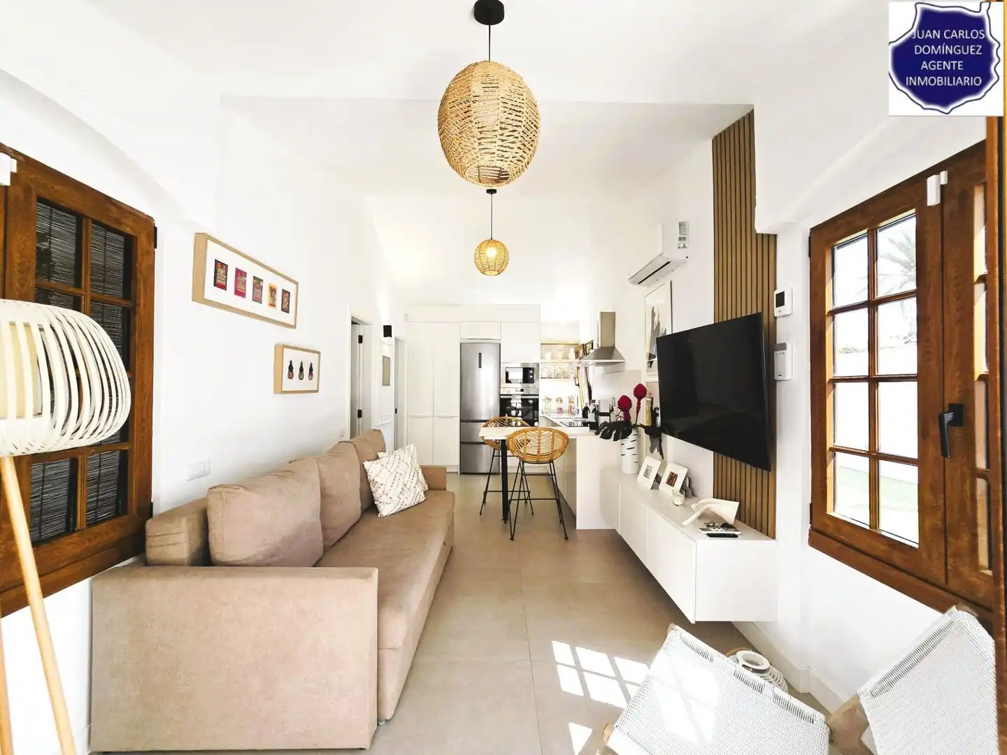 Sala de estar de Casa o chalet de alquiler en San Bartolomé de Tirajana con Aire acondicionado, Jardín privado y Terraza