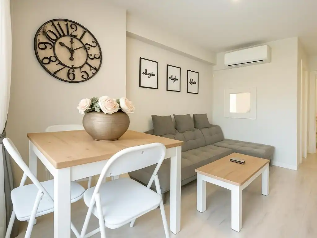 Sala de estar de Piso en venta en Benidorm con Aire acondicionado, Piscina y Amueblado