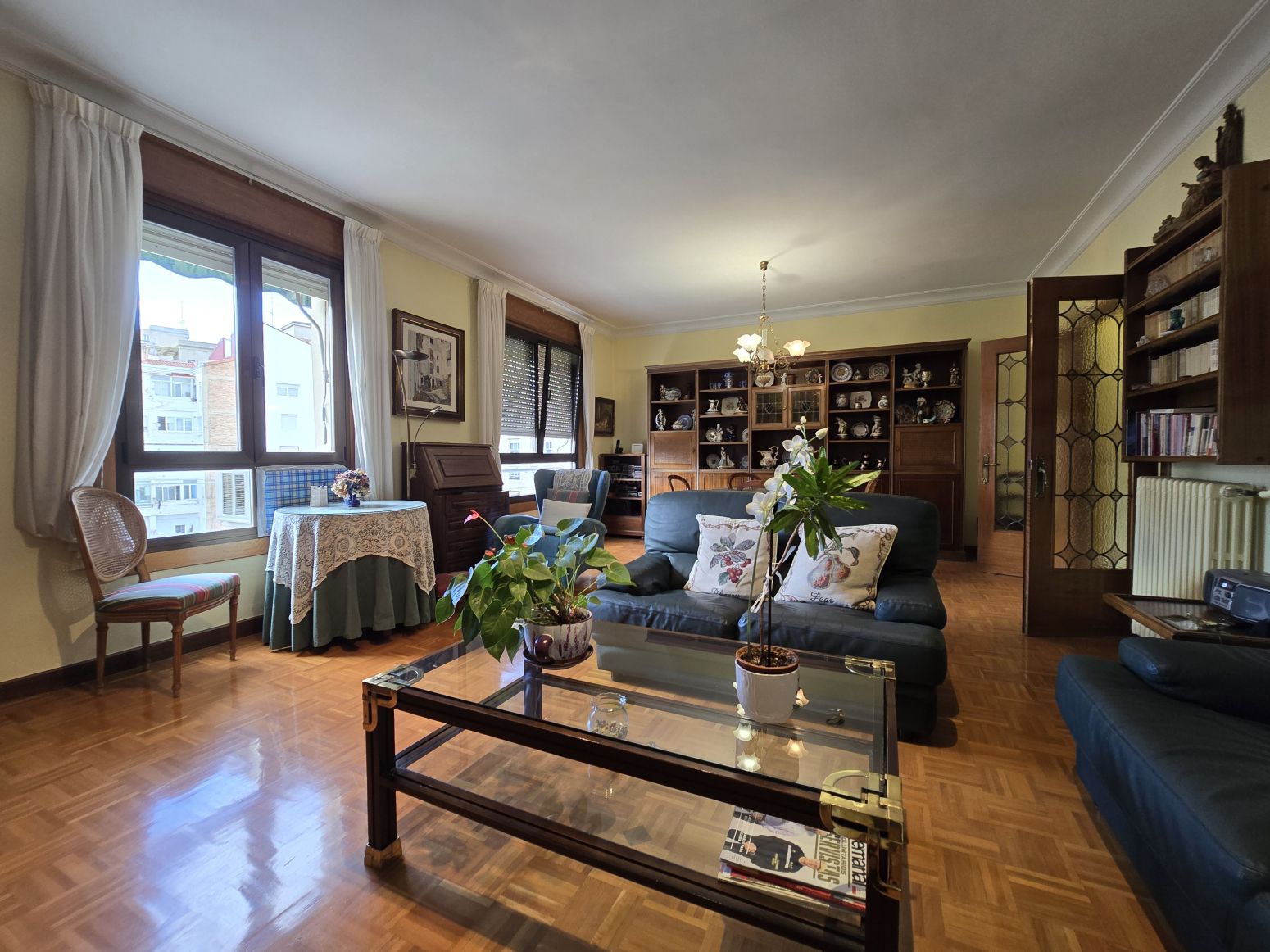 Living room of Flat for sale in  Logroño  with Heating, Parquet flooring and Storage room