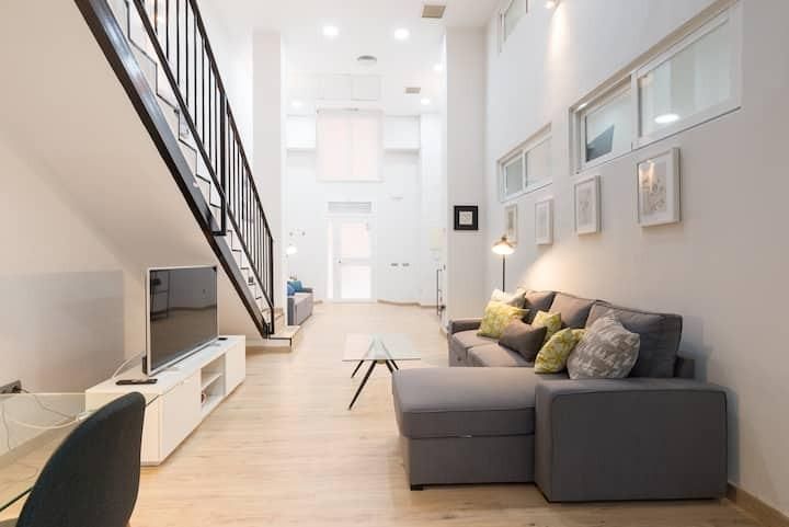 Living room of Flat for sale in Málaga Capital  with Air Conditioner and Heating
