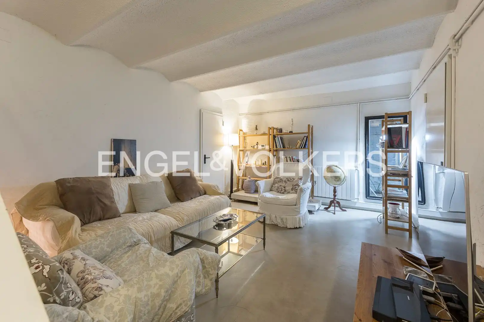 Sala de estar de Dúplex en venta en Barcelona con Calefacción, Terraza y Trastero