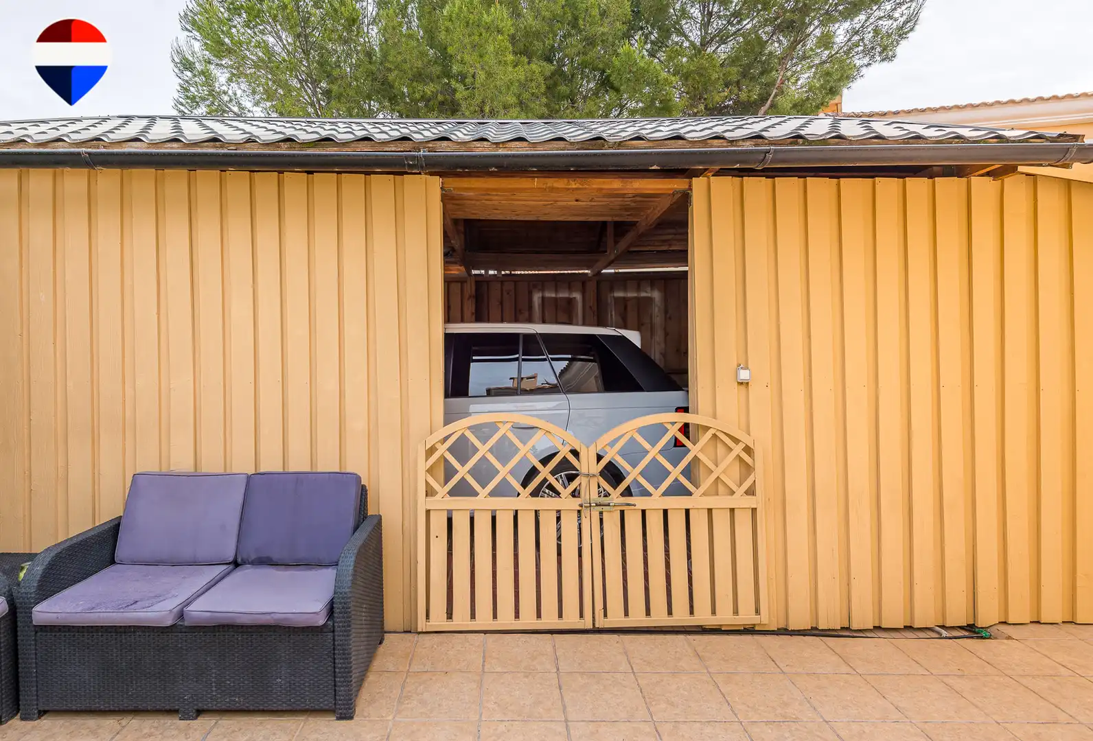 Vista exterior de Casa o chalet en venta en Mutxamel con Aire acondicionado, Terraza y Piscina