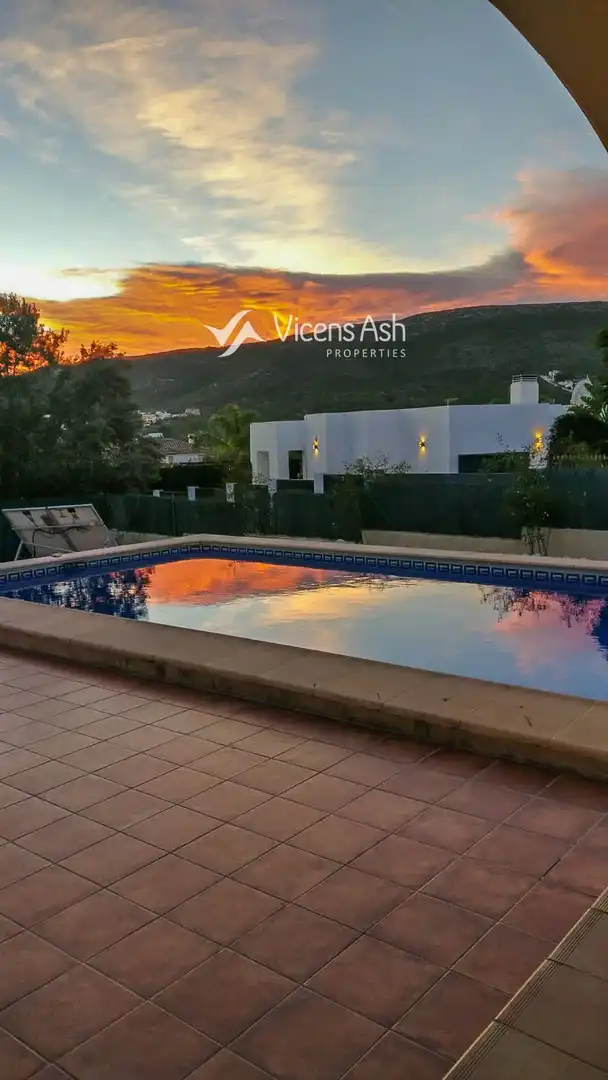 Swimming pool of Houses for sale in Jávea / Xàbia  with Heating