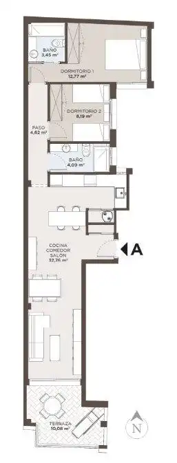 Apartament amb terrassa en venda a Playa del Cura, imagen 17