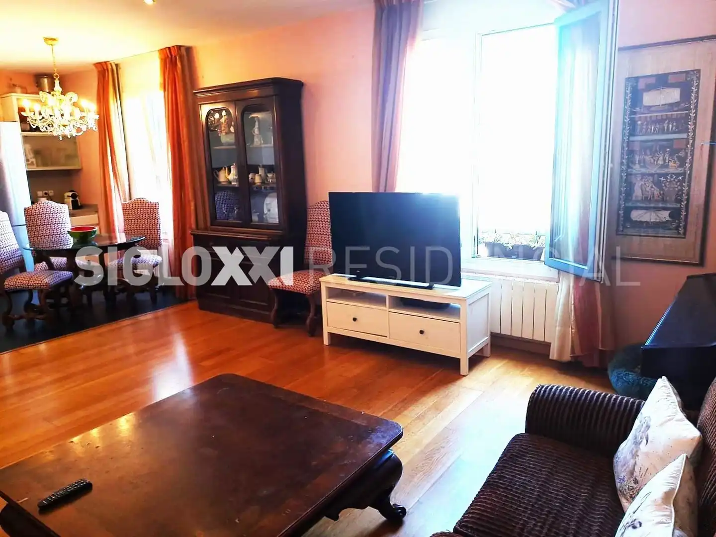 Sala de estar de Dúplex en venta en Barcelona con Aire acondicionado, Calefacción y Terraza