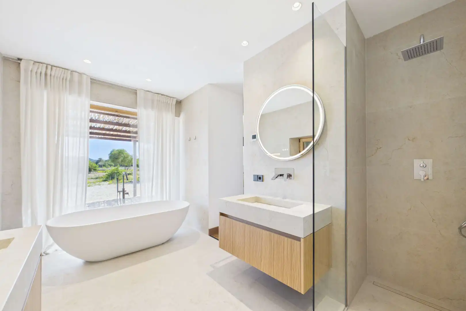 Baño de Finca rústica en venta en Capdepera con Aire acondicionado, Calefacción y Parquet