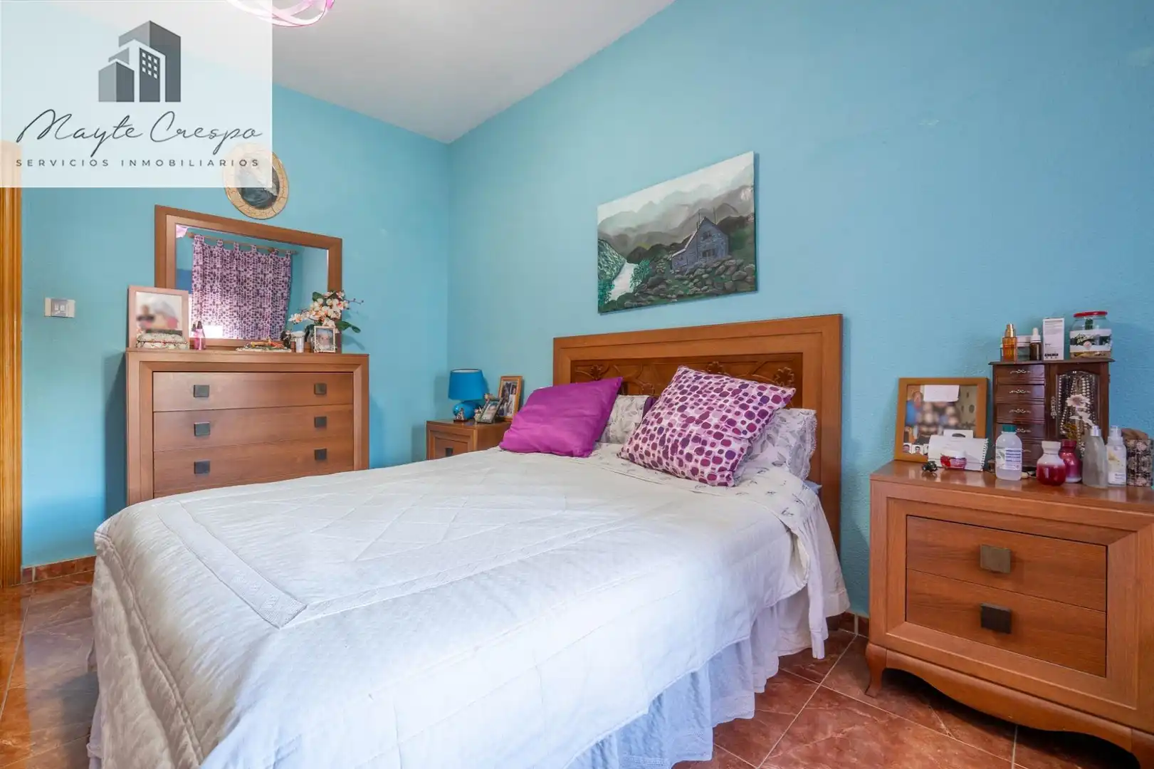Dormitori de Casa o xalet en venda en La Zubia amb Calefacció, Jardí privat i Terrassa
