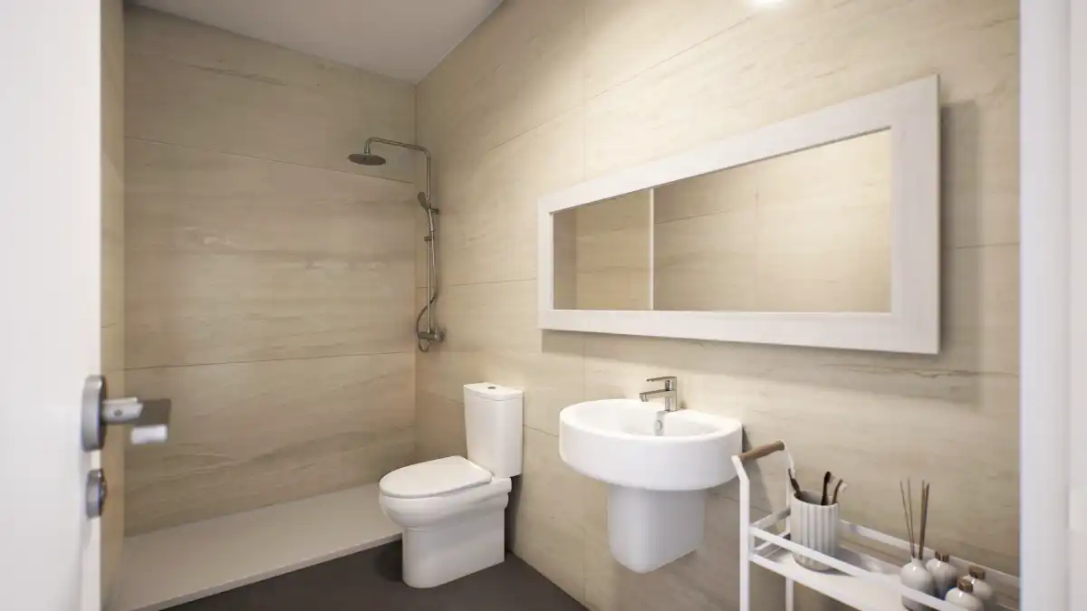 Baño de Dúplex en venta en Santa Pola con Jardín privado y Piscina comunitaria