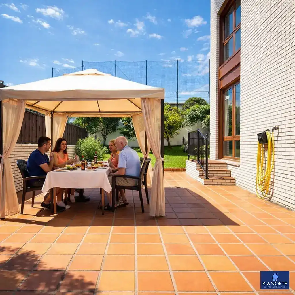 Terrace of Flat for sale in Gozón  with Heating, Private garden and Terrace