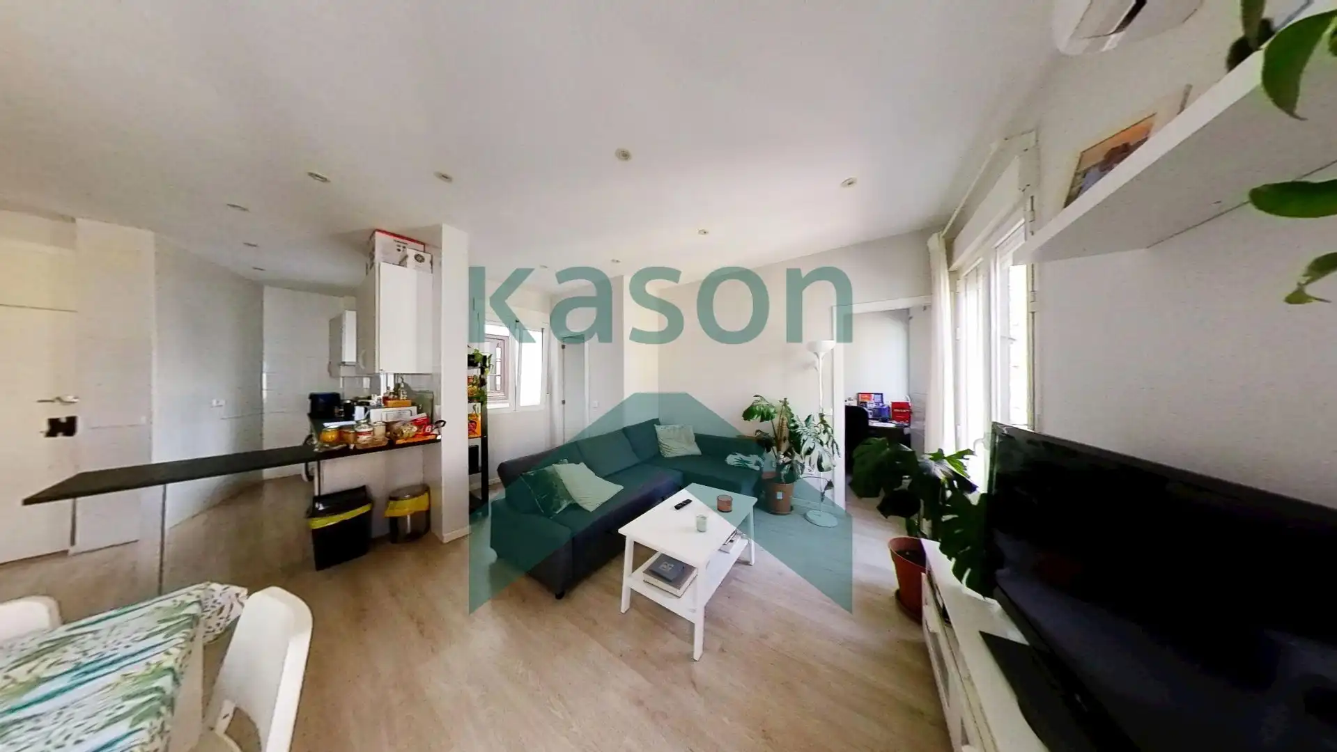 Wohnzimmer von Wohnung zum Verkauf in Madrid mit Klimaanlage und Heizung
