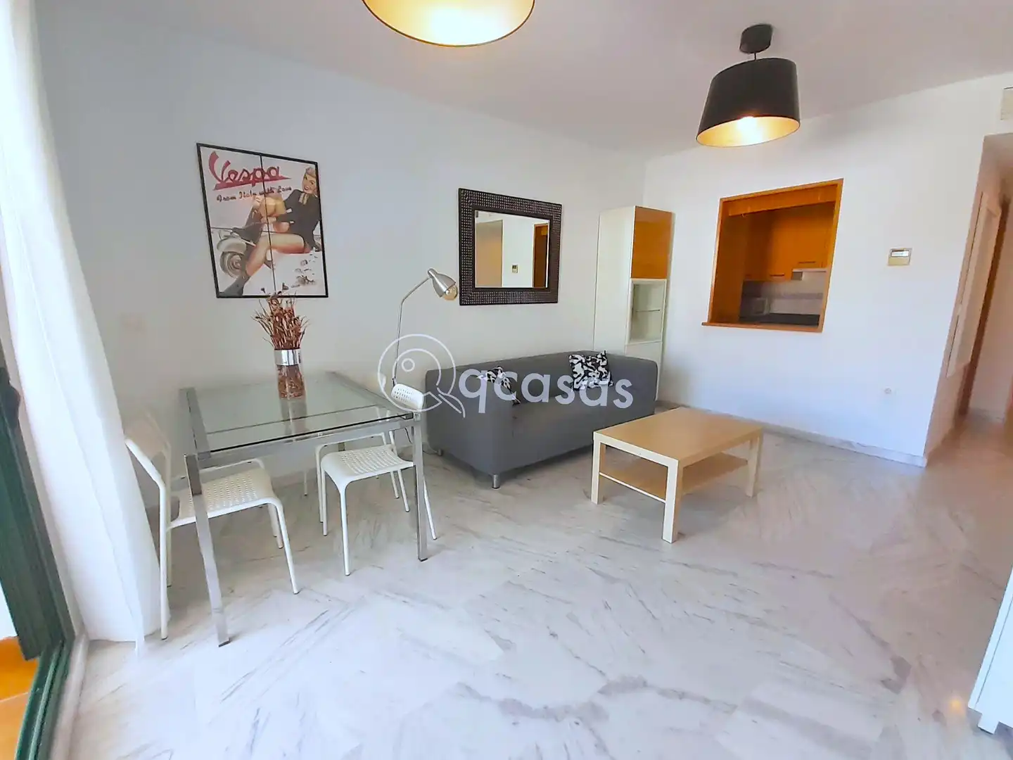 Sala de estar de Apartamento en venta en Benalmádena con Aire acondicionado, Calefacción y Terraza