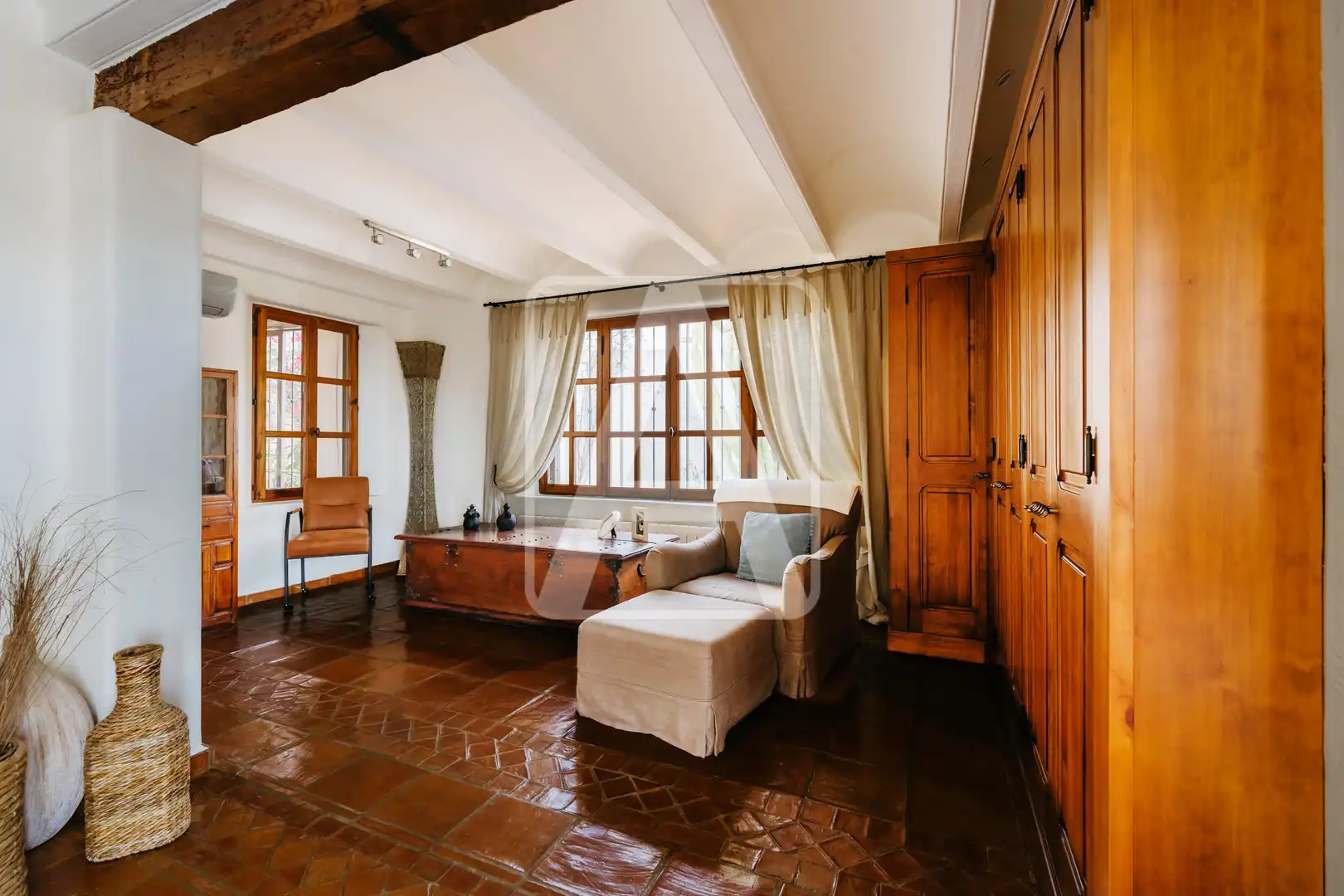 Sala de estar de Finca rústica en venta en Benissa con Aire acondicionado, Calefacción y Jardín privado