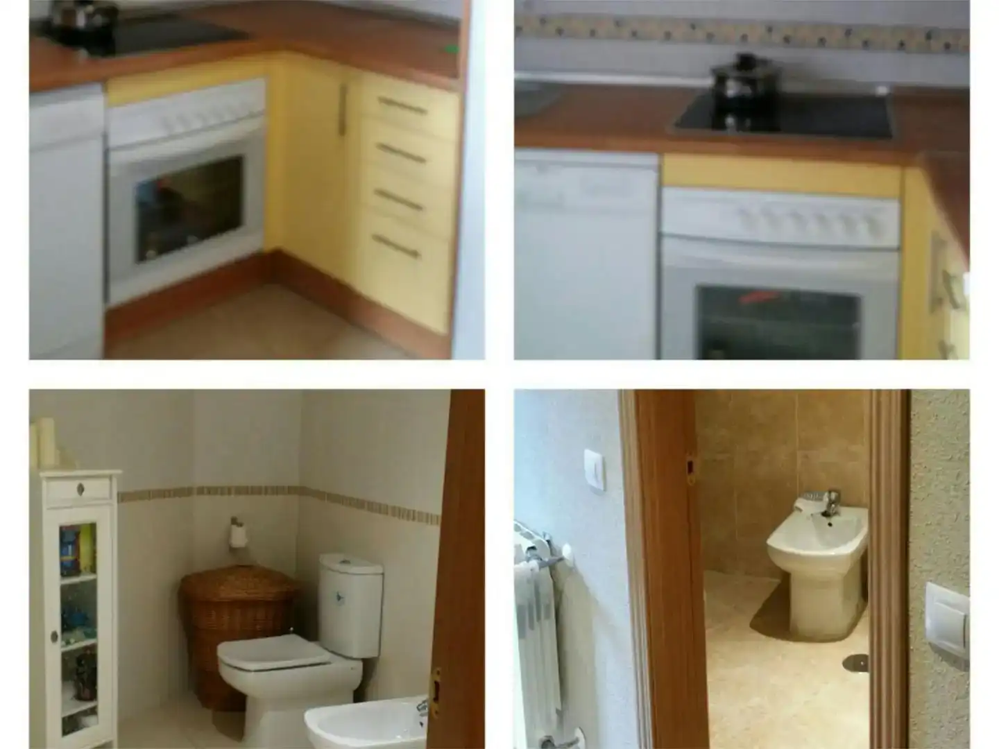 Küche von Wohnung zur Miete in Riaza mit Parkett, Möbliert und Balkon