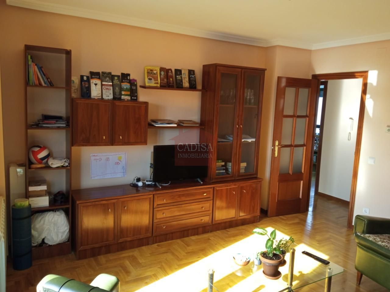 Living room of Attic for rent in Salamanca Capital  with Heating, Parquet flooring and Terrace