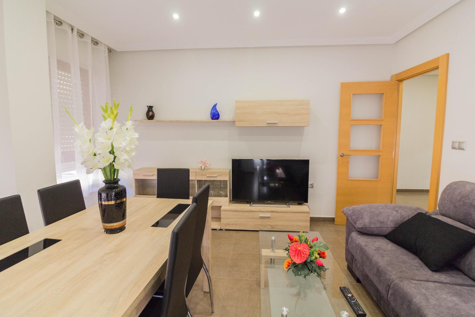 Living room of Flat to rent in Redován  with Air Conditioner, Terrace and Balcony