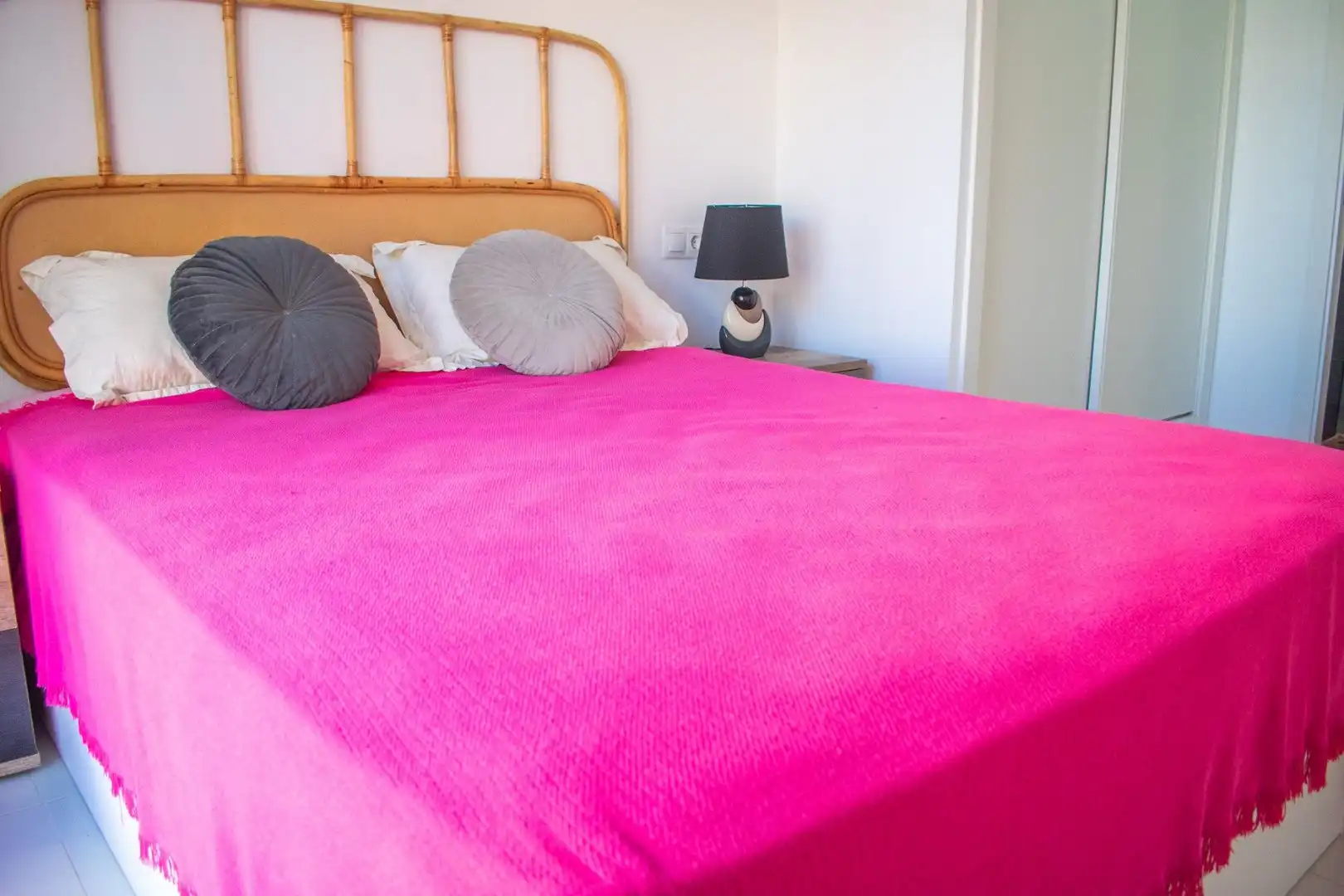 Dormitori de Apartament en venda en Calpe / Calp amb Terrassa, Moblat i Piscina comunitària