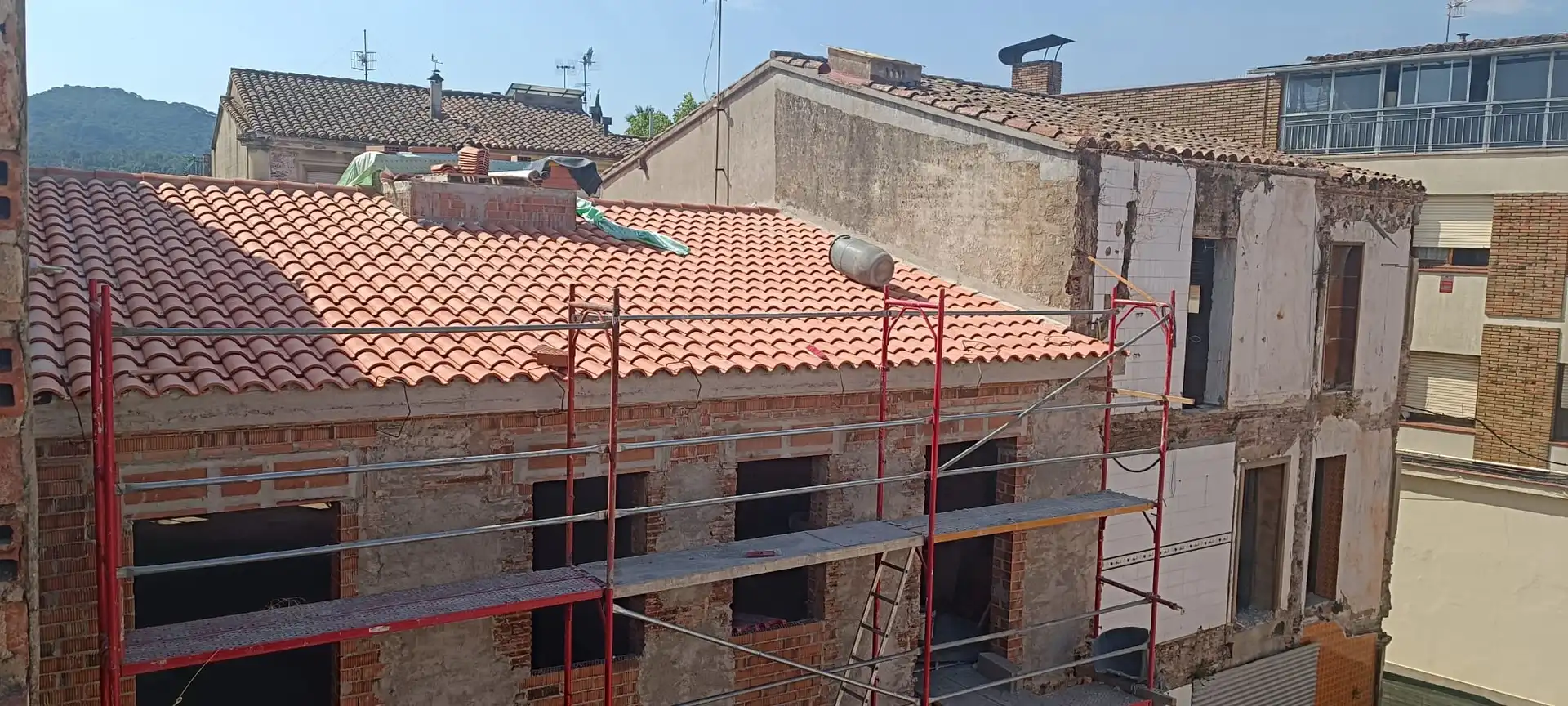 Exterior view of Detached homes for sale in Sant Celoni  with Heating, Terrace and Oven