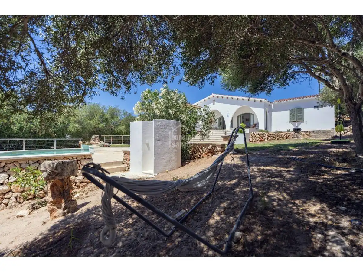 Jardín de Casa o chalet en venta en Sant Lluís con Jardín privado, Terraza y Piscina