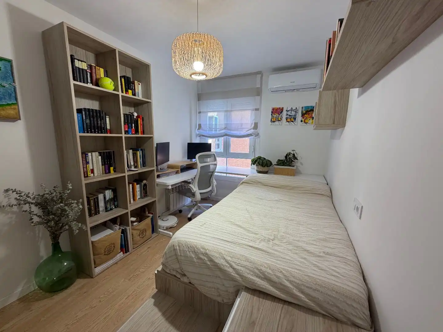 Bedroom of Flat for sale in Getafe  with Air Conditioner and Terrace