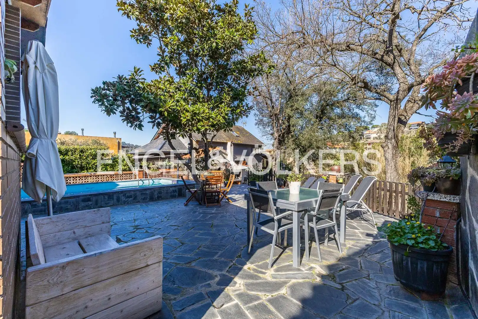 Terrace of Houses for sale in Sant Cugat del Vallès  with Air Conditioner, Heating and Private garden