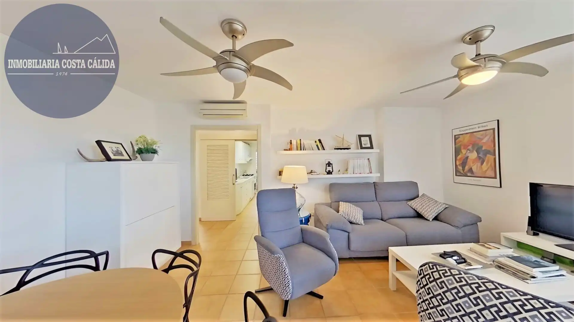 Sala de estar de Piso en venta en Águilas con Aire acondicionado, Calefacción y Terraza