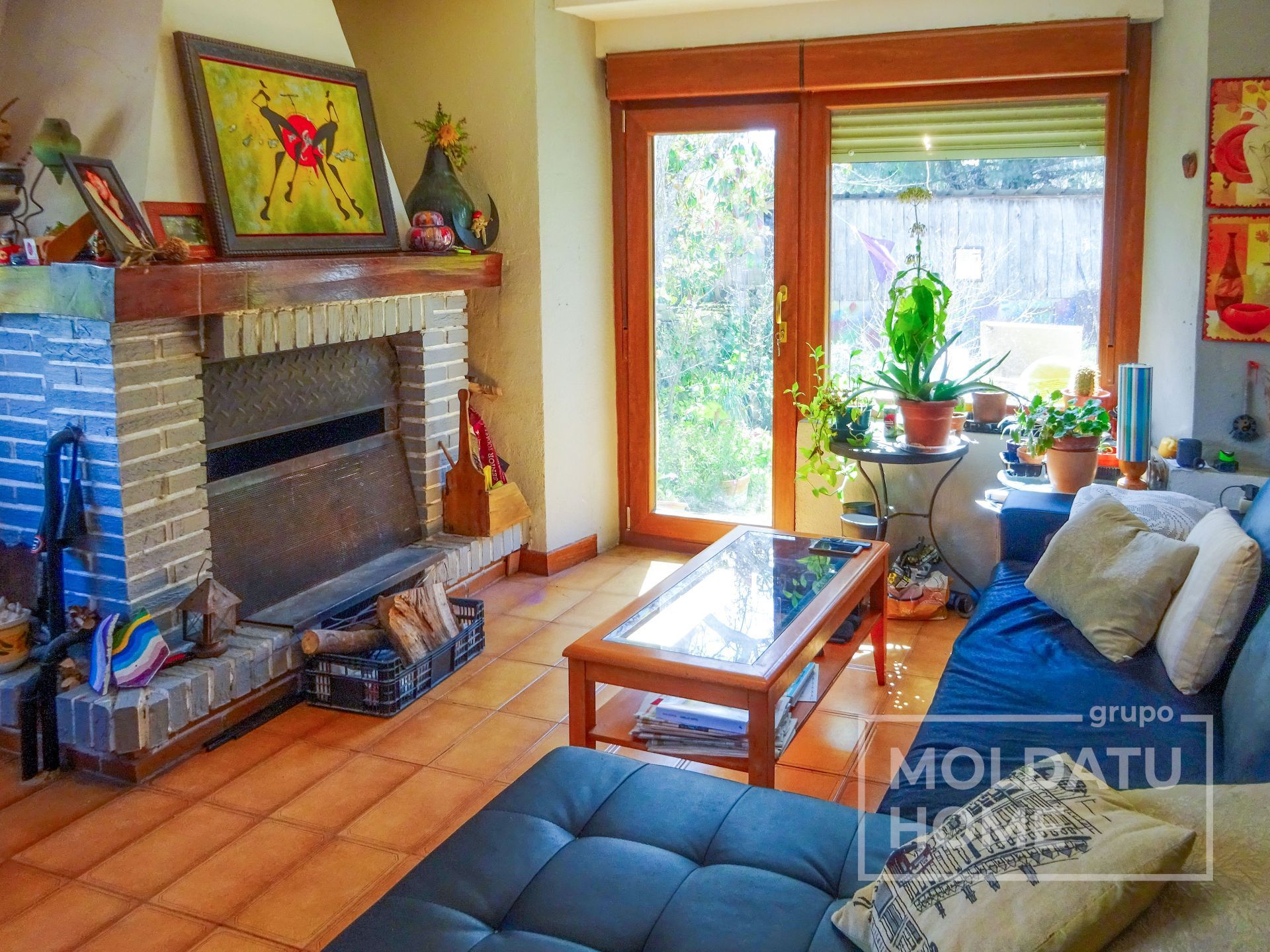 Sala de estar de Casa o chalet en venta en Guesálaz / Gesalatz con Calefacción, Terraza y Trastero