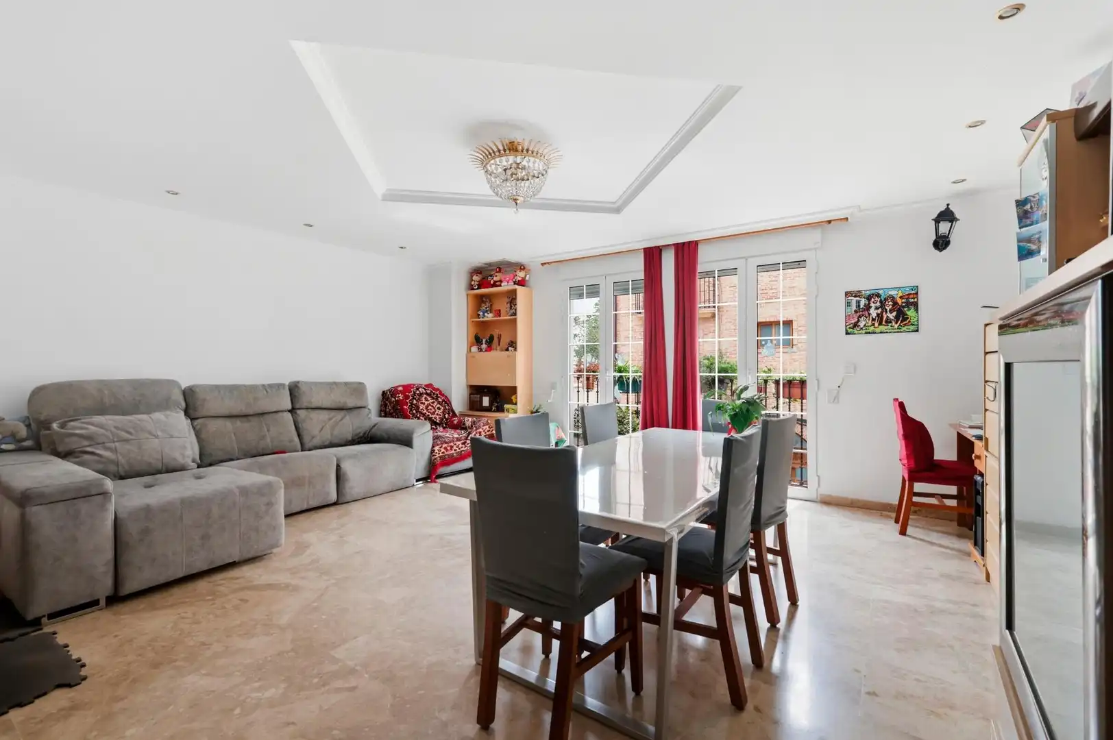 Living room of Detached homes for sale in Godella  with Air Conditioner, Terrace and Furnished
