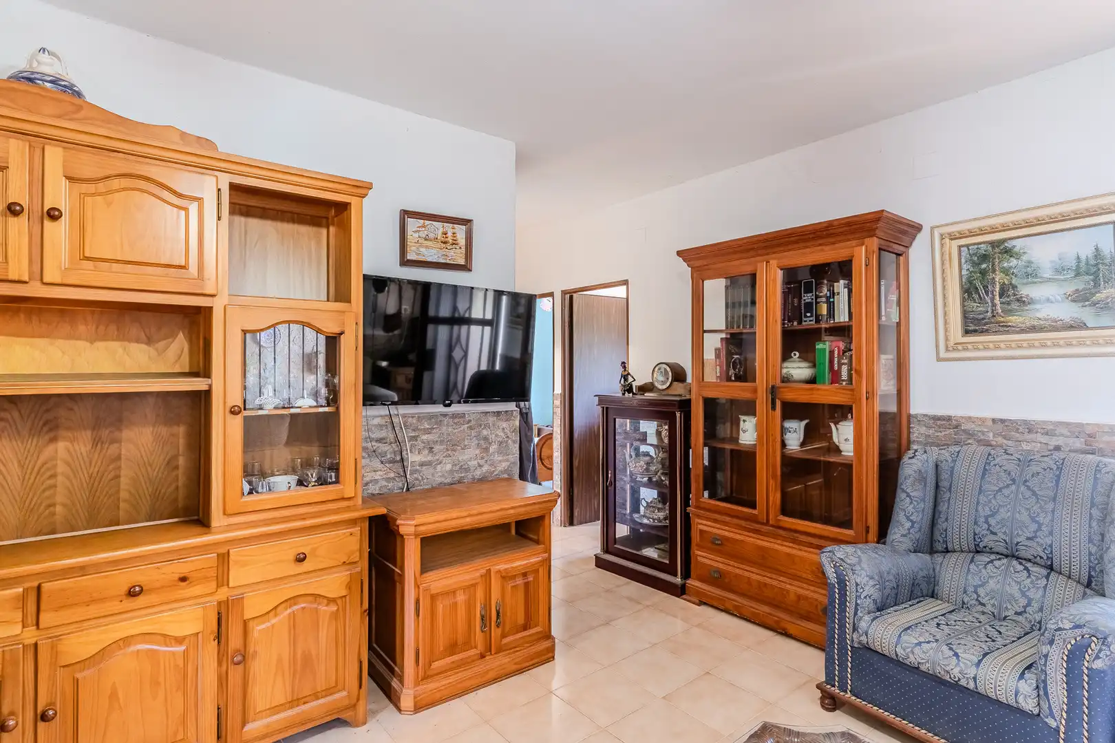 Sala de estar de Casa o chalet en venta en Benicarló con Calefacción, Jardín privado y Terraza