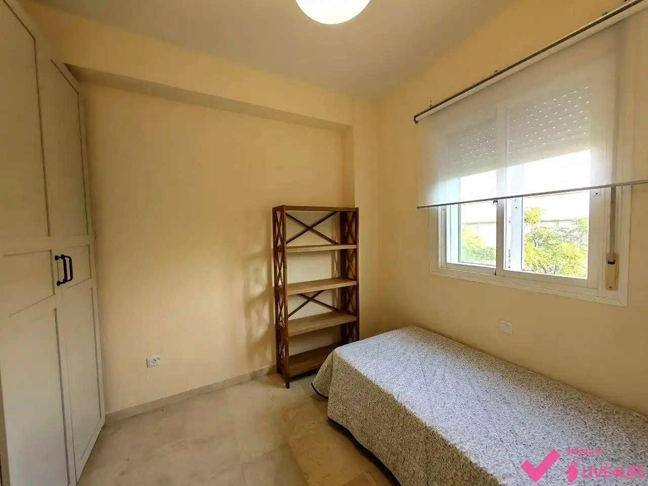Schlafzimmer von Maisonette zur Miete in Sevilla mit Klimaanlage, Terrasse und Möbliert