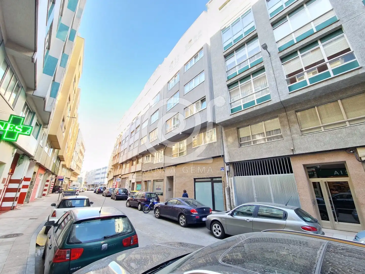 Exterior view of Flat for sale in A Coruña Capital   with Heating, Terrace and Furnished