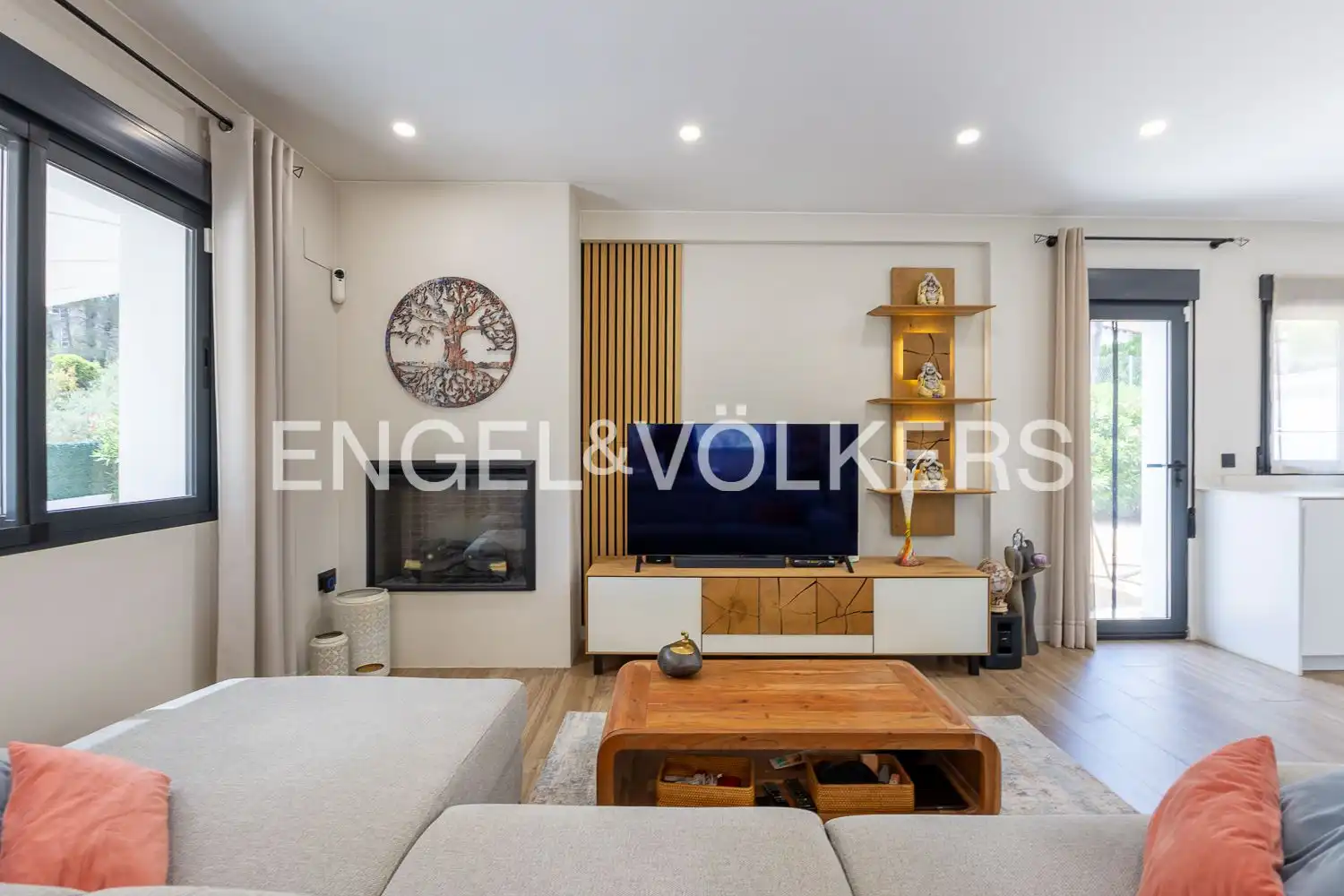 Sala de estar de Casa o chalet en venta en Carcaixent con Aire acondicionado, Calefacción y Jardín privado