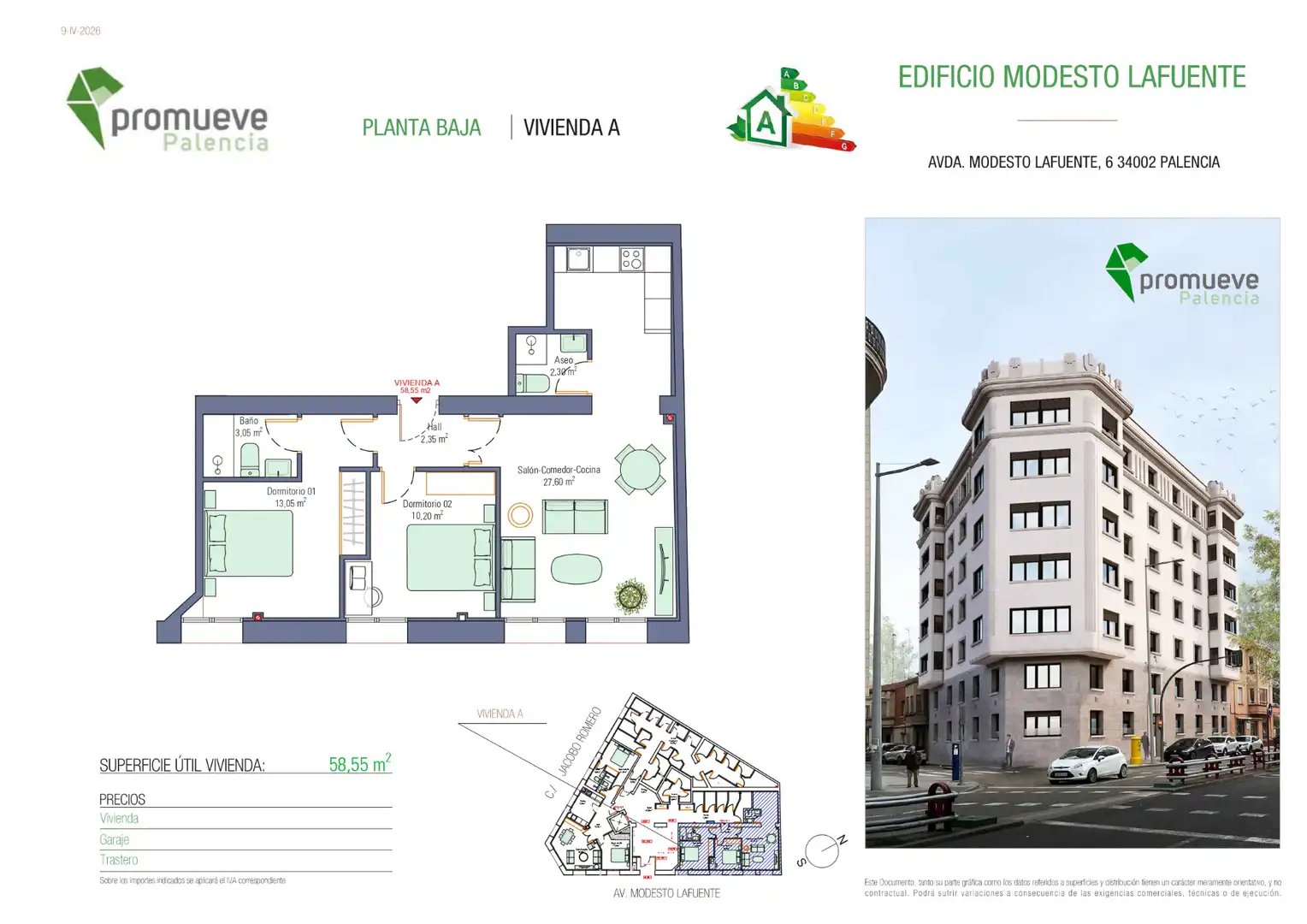 Apartament amb ascensor en venda a Avenida Modesto Lafuente 6, imagen 2