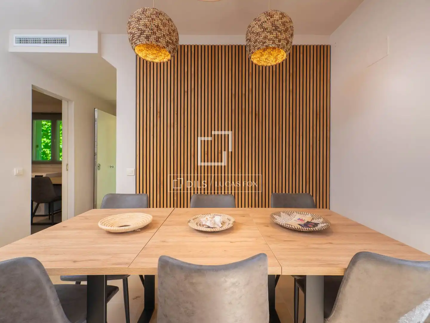 Esszimmer von Haus oder Chalet zum Verkauf in Santa Eulària des Riu mit Klimaanlage, Heizung und Terrasse