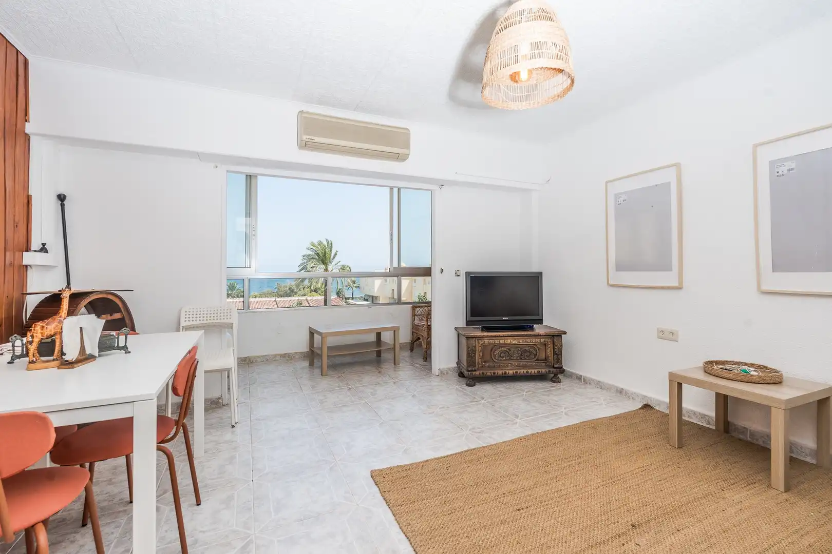 Sala d'estar de Apartament en venda en Dénia amb Aire condicionat i Forn