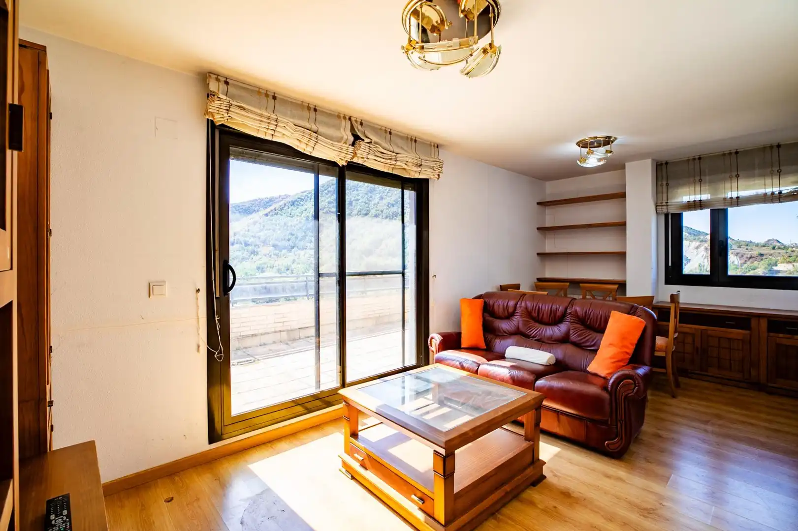 Living room of Flat for sale in Sabiñánigo  with Heating, Terrace and Storage room
