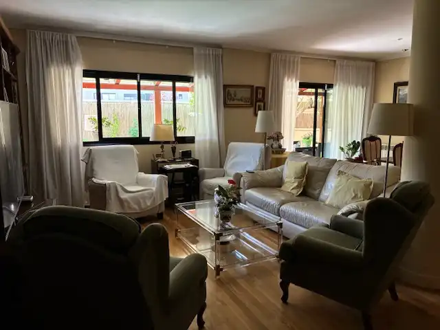 Living room of Flat for sale in Sant Feliu de Llobregat  with Air Conditioner, Heating and Private garden