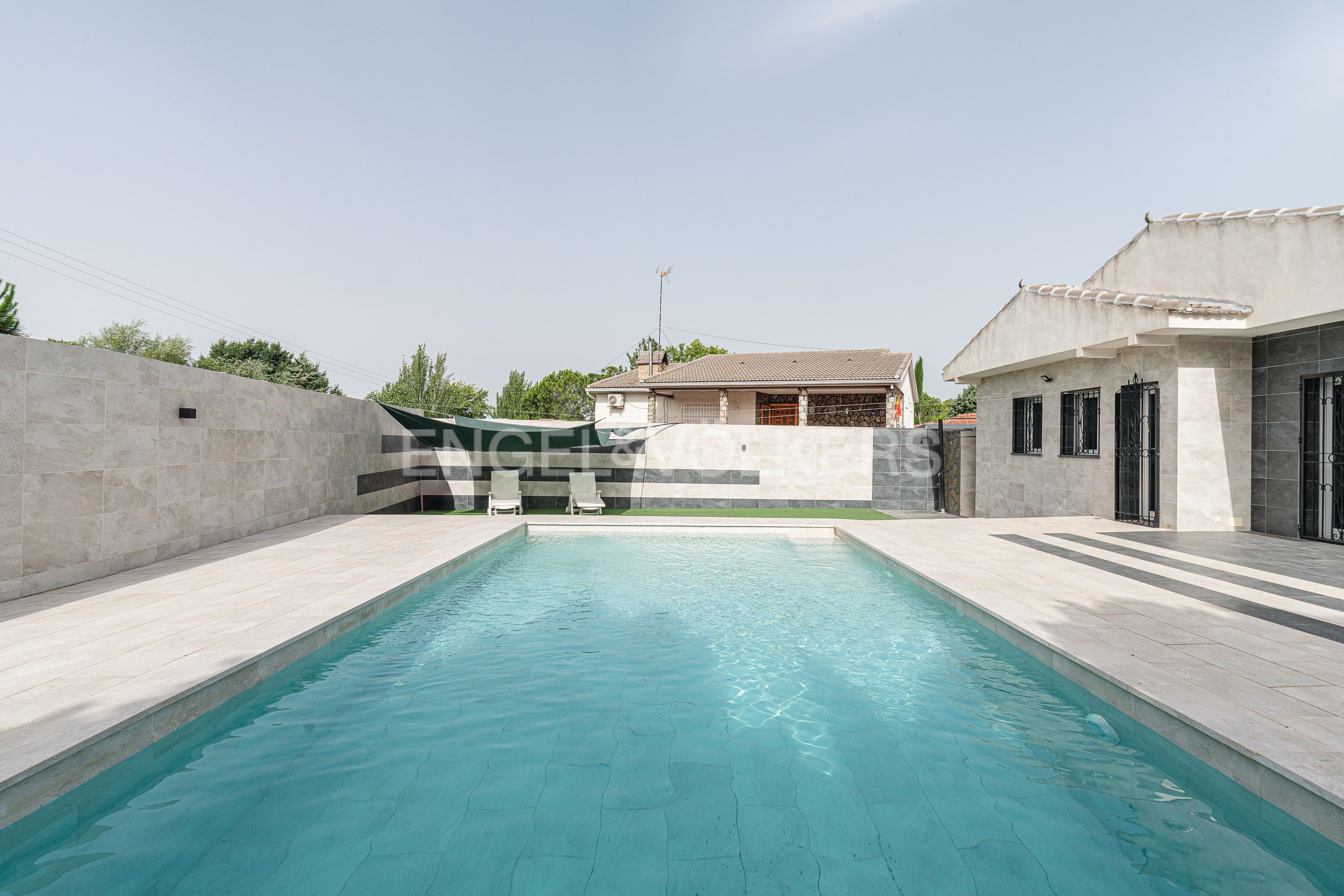Swimming pool of House or chalet to rent in Valdemorillo  with Air Conditioner, Heating and Private garden