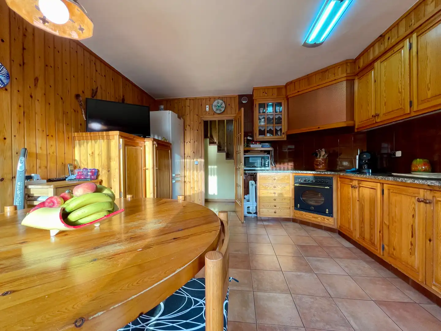 Cocina de Casa o chalet en venta en Sant Pau de Segúries con Aire acondicionado, Jardín privado y Terraza