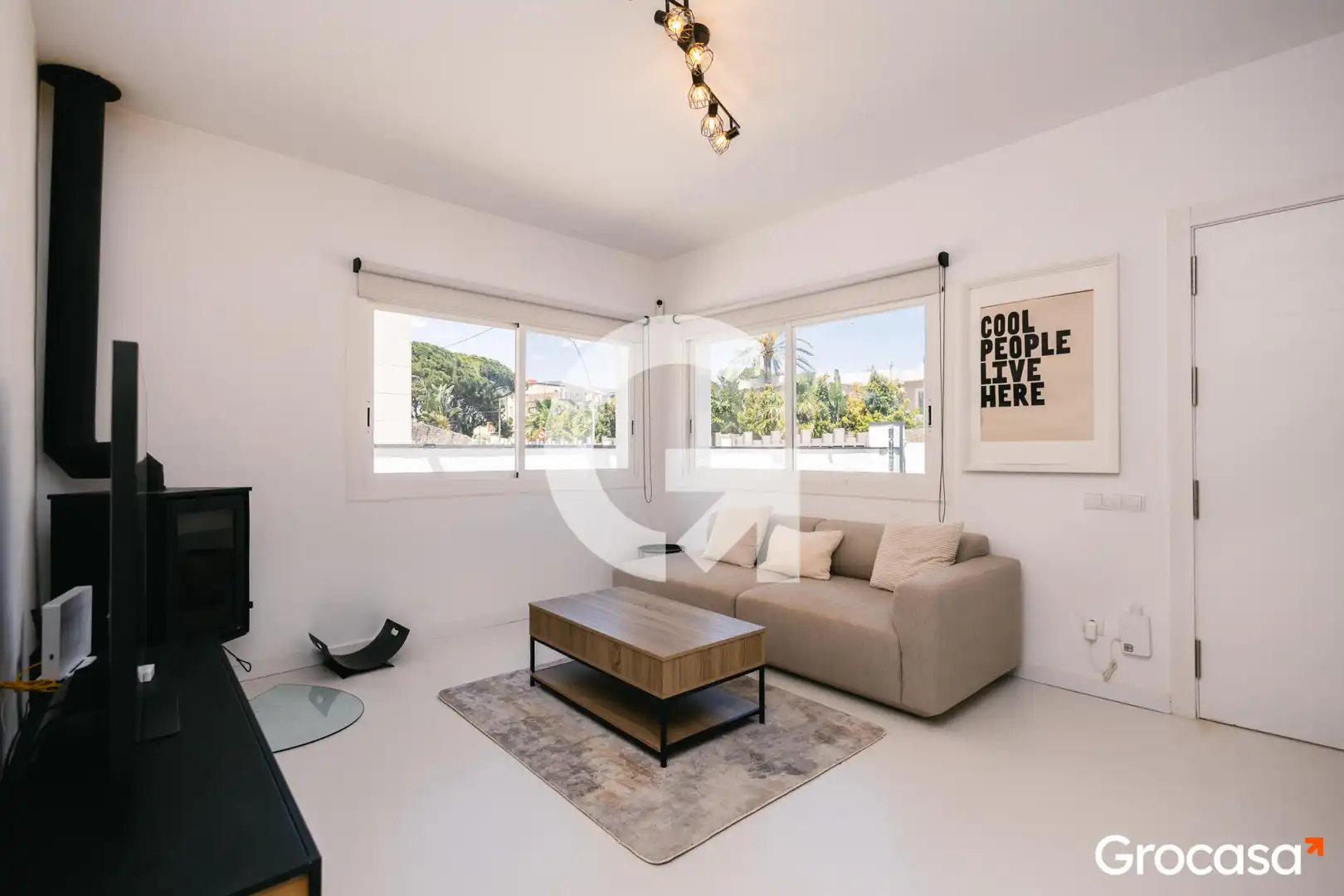 Sala de estar de Casa o chalet en venta en Castelldefels con Terraza