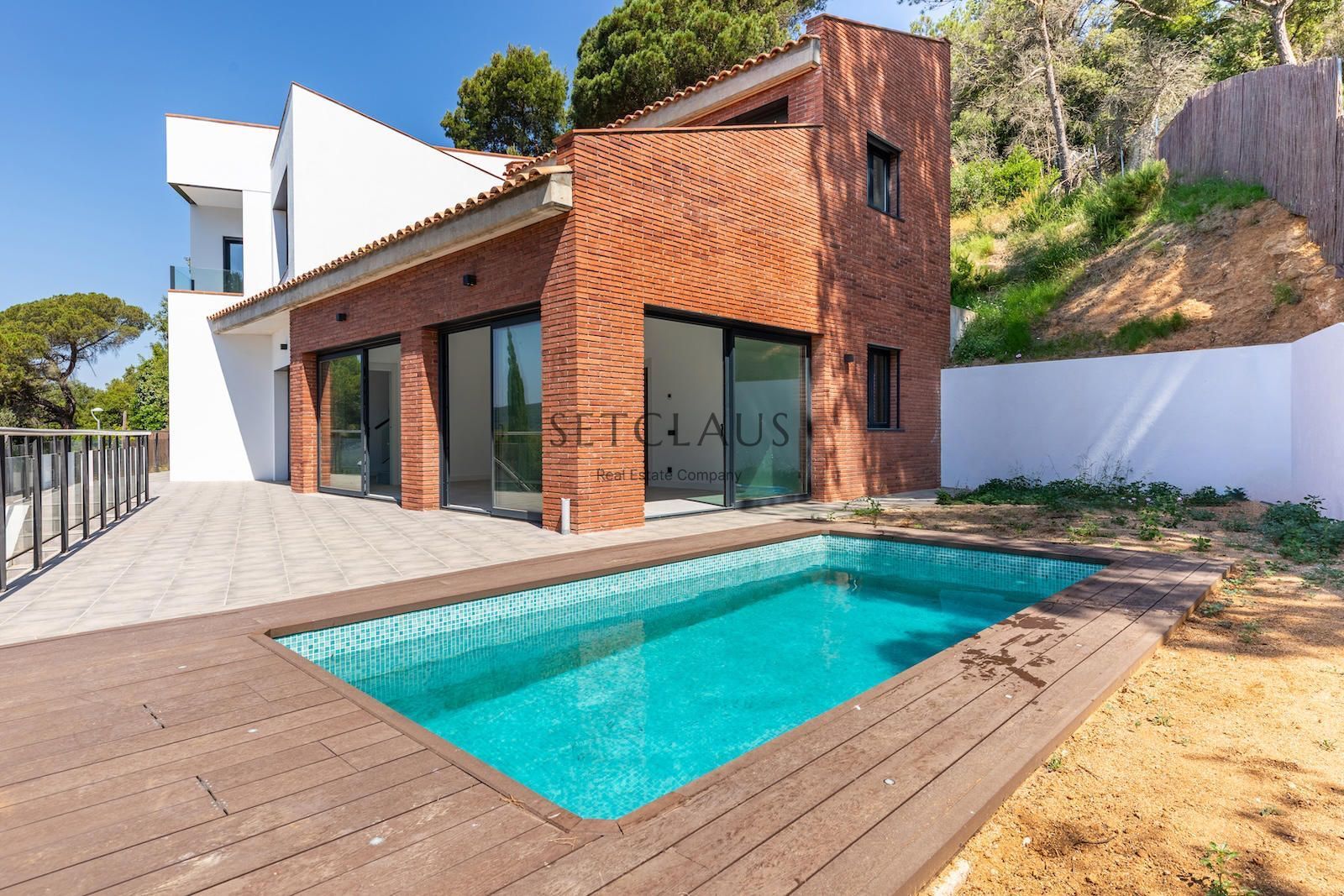 Piscina de Casa o chalet en venta en Vallromanes con Aire acondicionado, Calefacción y Jardín privado