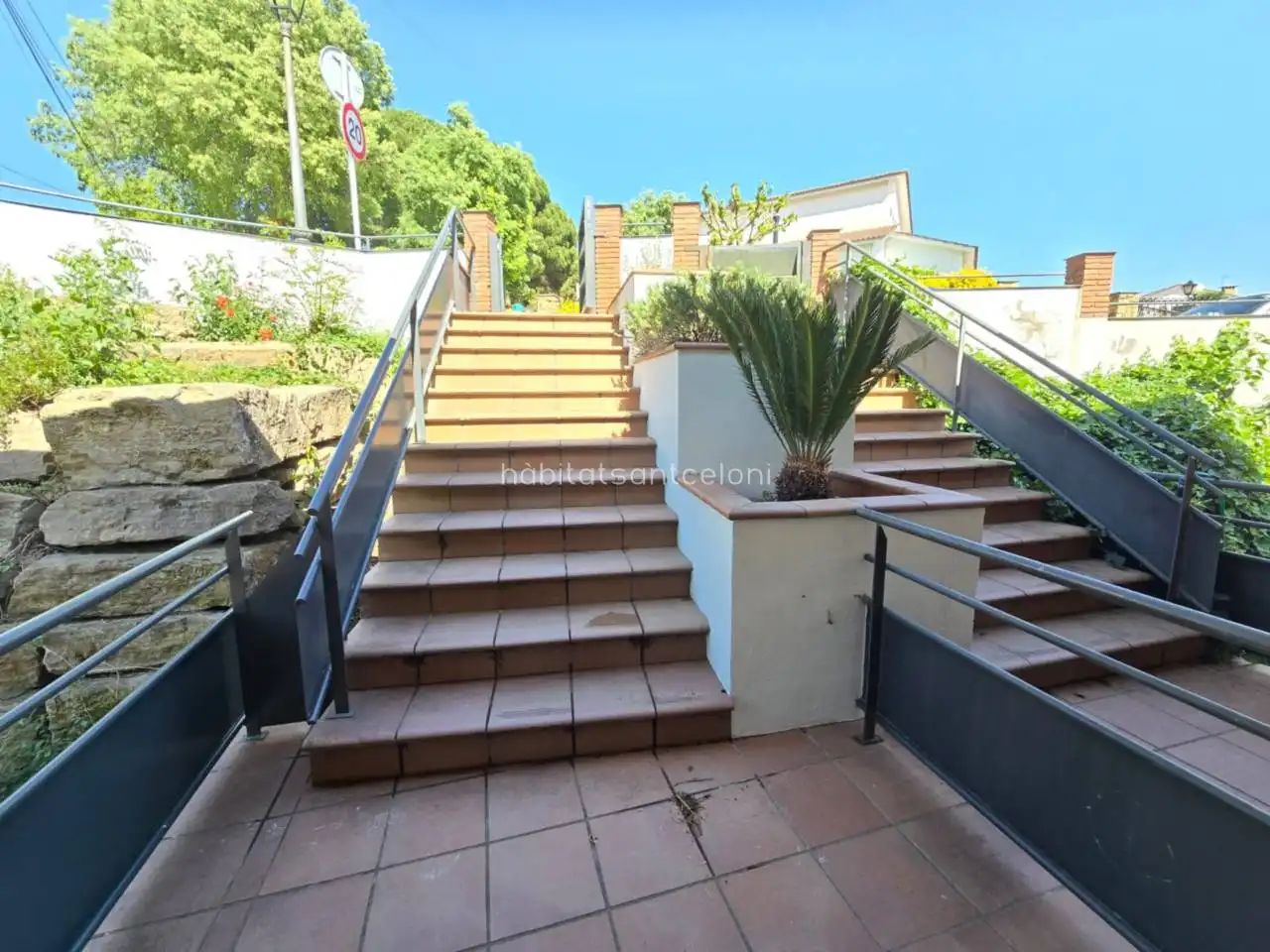 Vista exterior de Casa adosada en venta en Campins con Aire acondicionado, Calefacción y Terraza