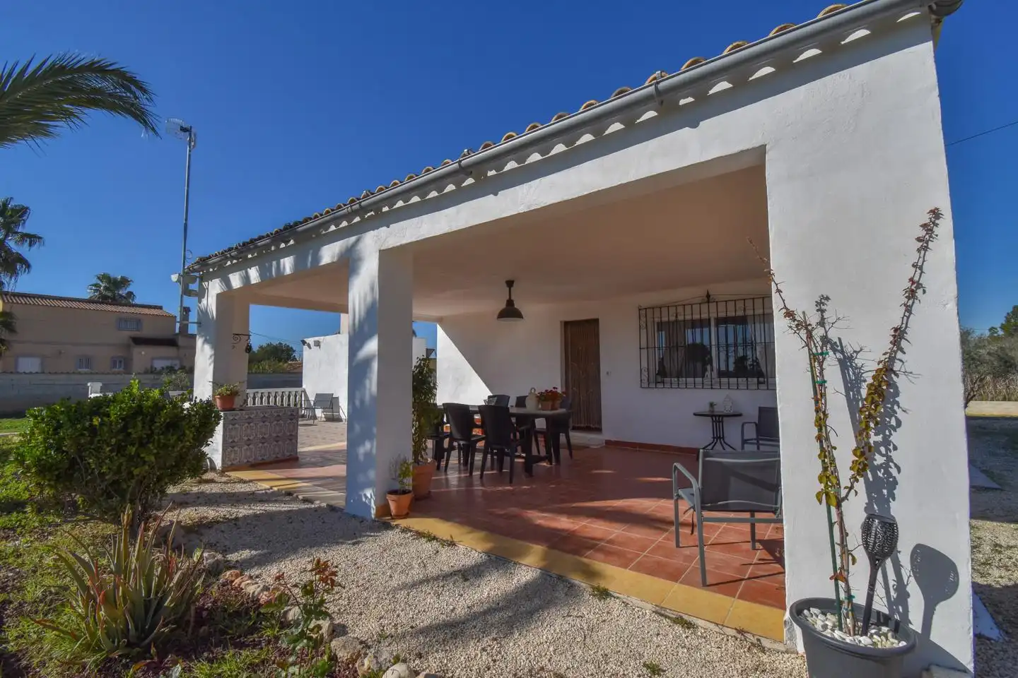 Terrassa de Casa o xalet en venda en Elche / Elx amb Jardí privat i Moblat