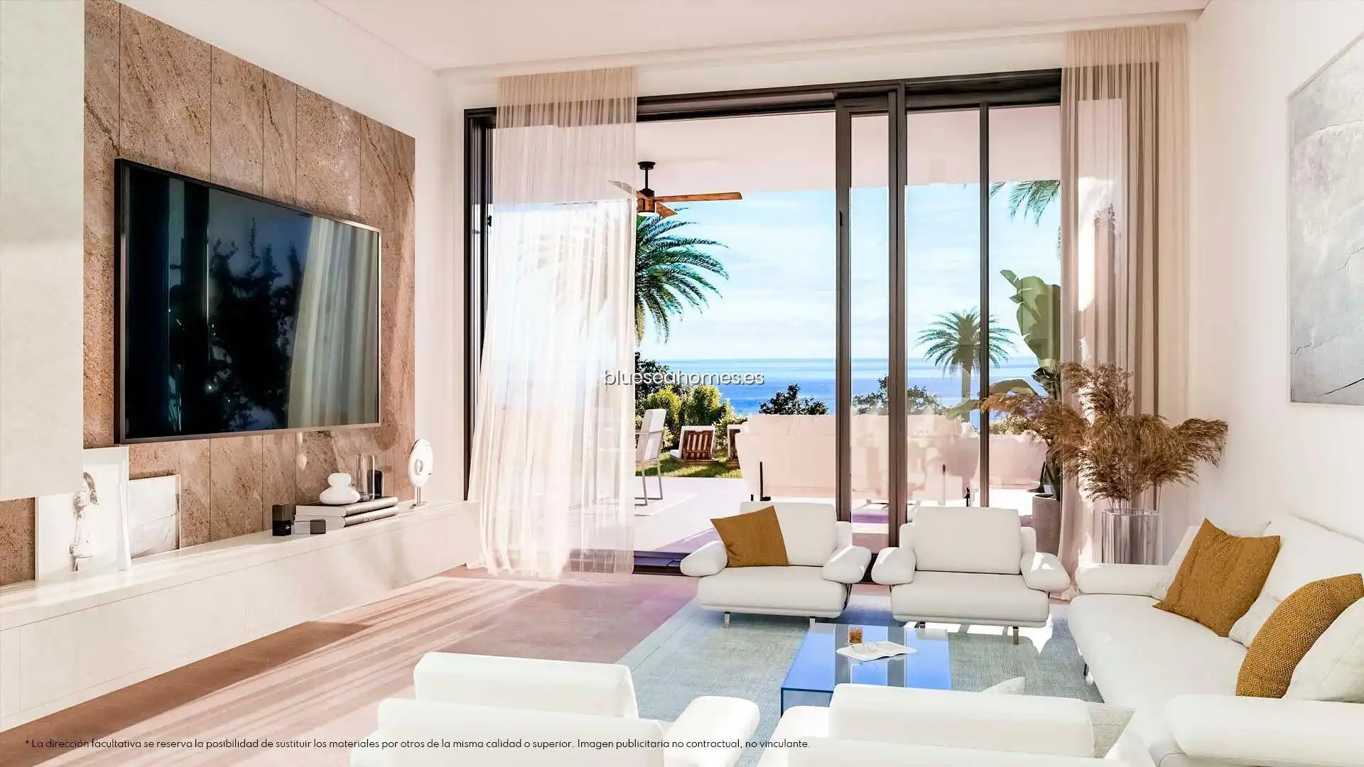 Sala de estar de Piso en venta en Fuengirola con Aire acondicionado, Jardín privado y Terraza