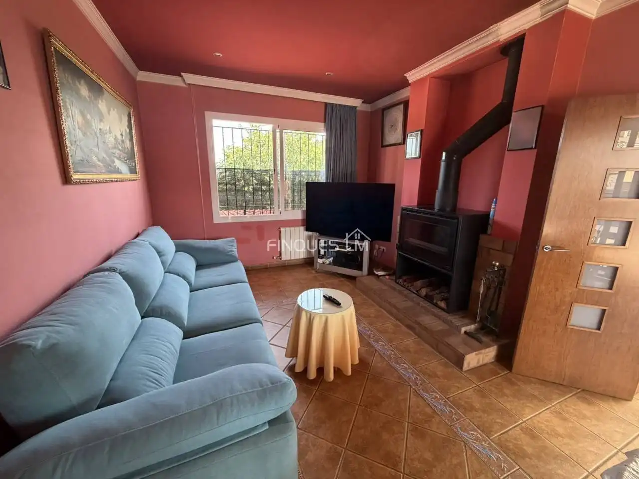 Wohnzimmer von Haus oder Chalet zum Verkauf in Tordera mit Heizung, Privatgarten und Terrasse