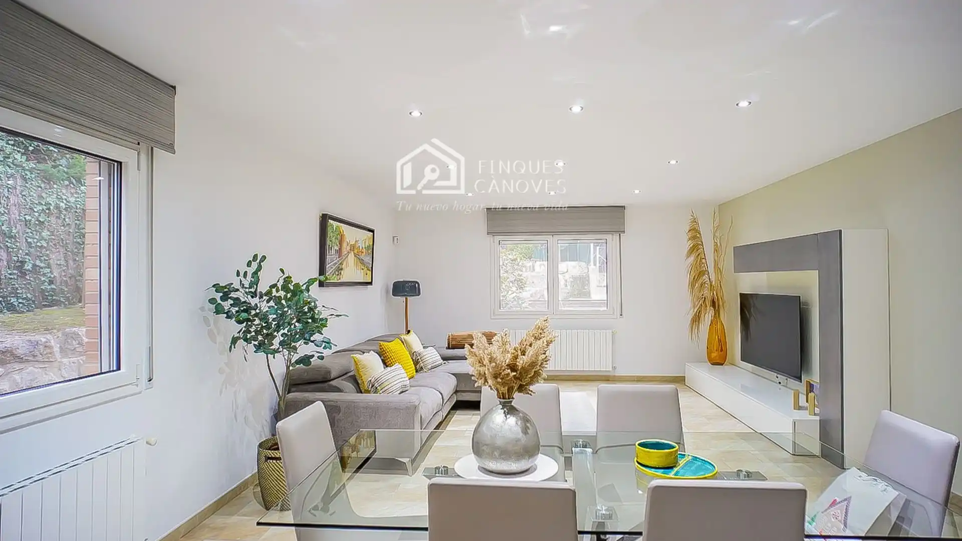 Wohnzimmer von Haus oder Chalet zum Verkauf in Caldes de Malavella mit Heizung, Abstellraum und Schwimmbad