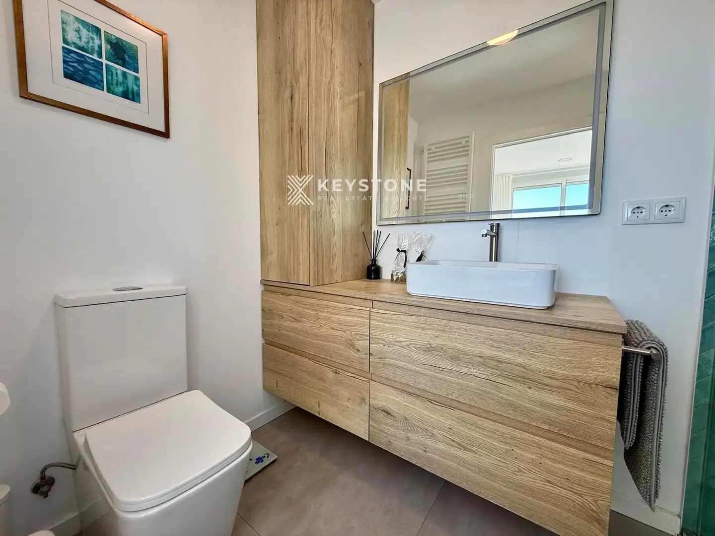 Baño de Ático de alquiler en Alicante / Alacant con Aire acondicionado, Calefacción y Terraza