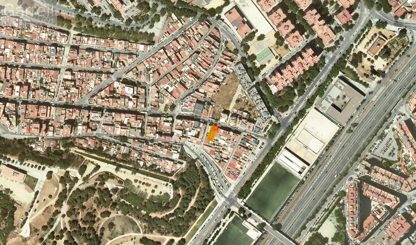 Vista exterior de Residencial en venda en Badalona